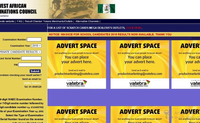 Check WAEC Result with your Mobile Phone