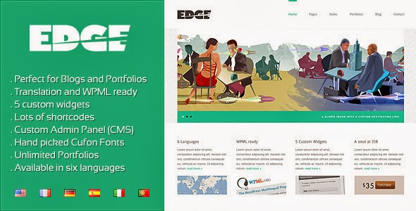Edge – Professional Corporate and Portfolio WP
