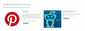 edge microsoft extensions