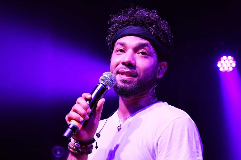 Jussie Smollett returns to stage after attack