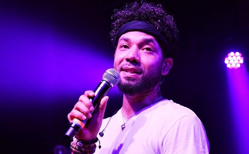 Jussie Smollett returns to stage after attack
