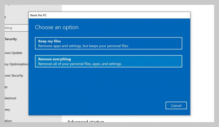 How to Reset a Laptop to Factory Settings on Windows & MAC