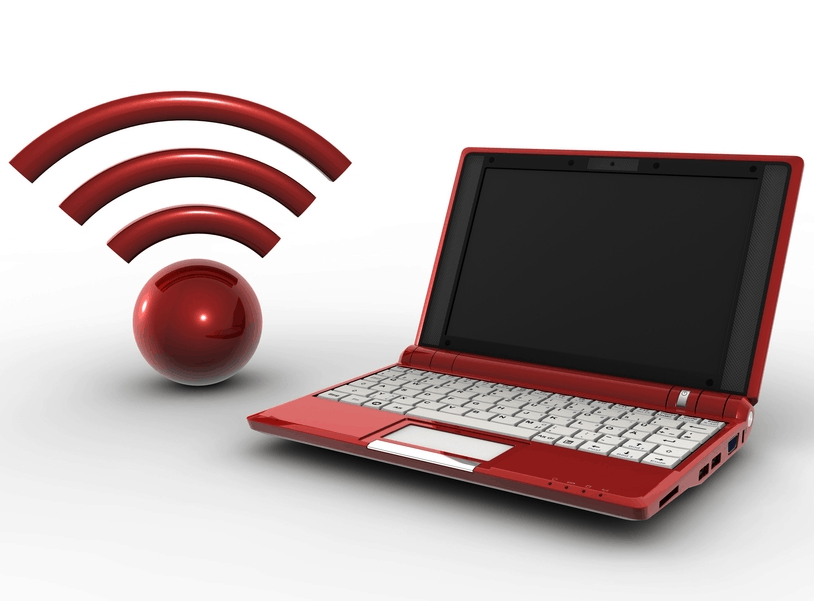 procedures to change wireless security on a laptop