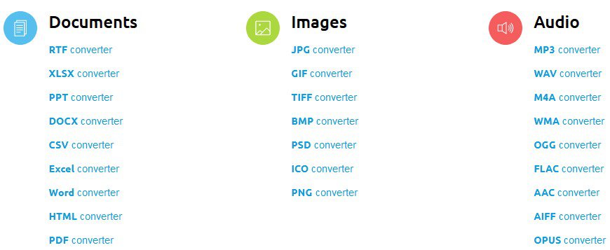 Online file converter