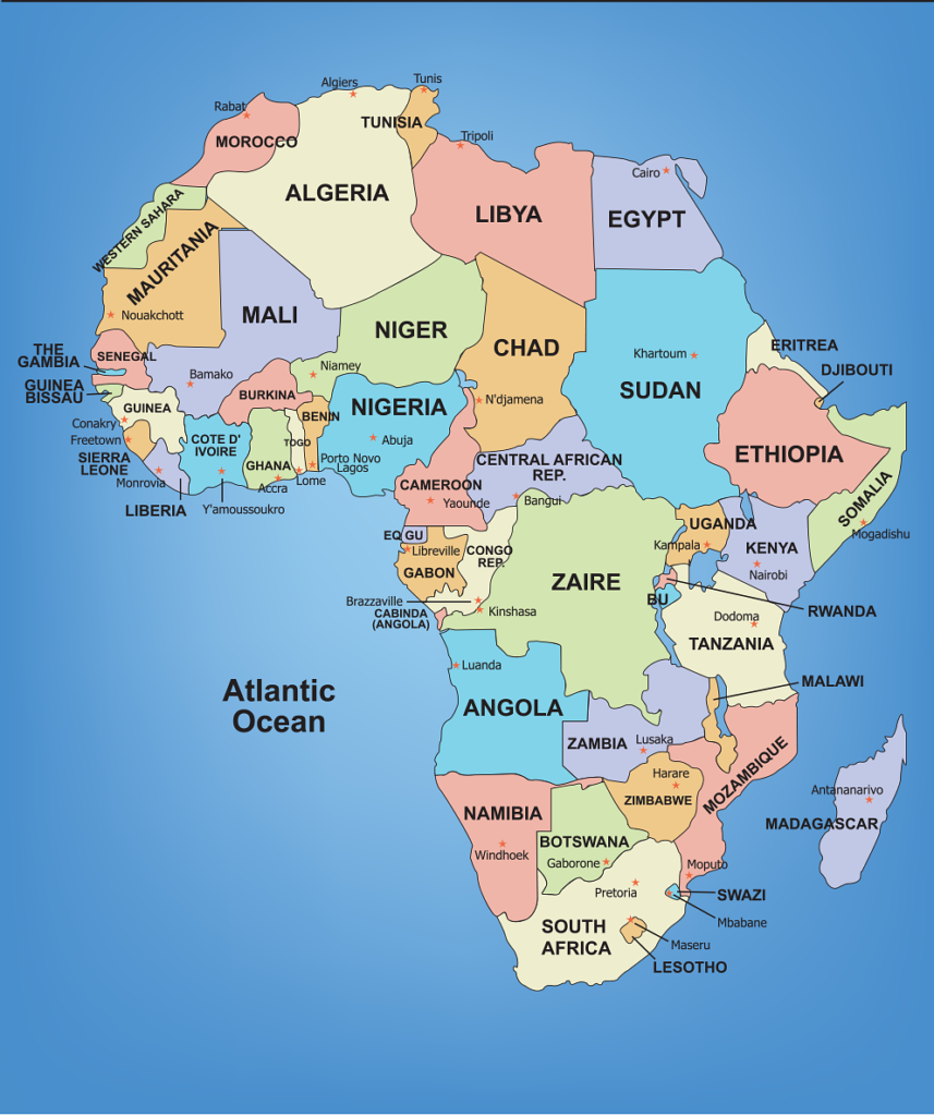 fastest growing countries in Africa