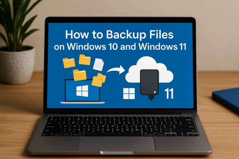 How to Backup Files on Windows 10 and Windows 11