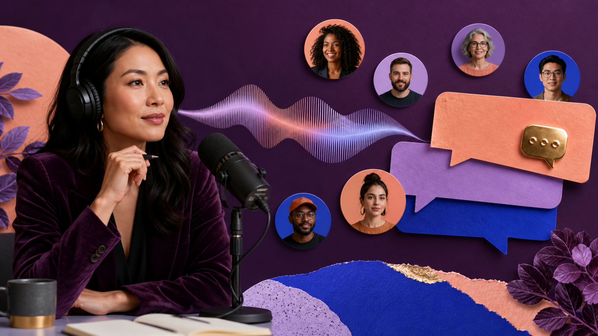create a podcast script with AI